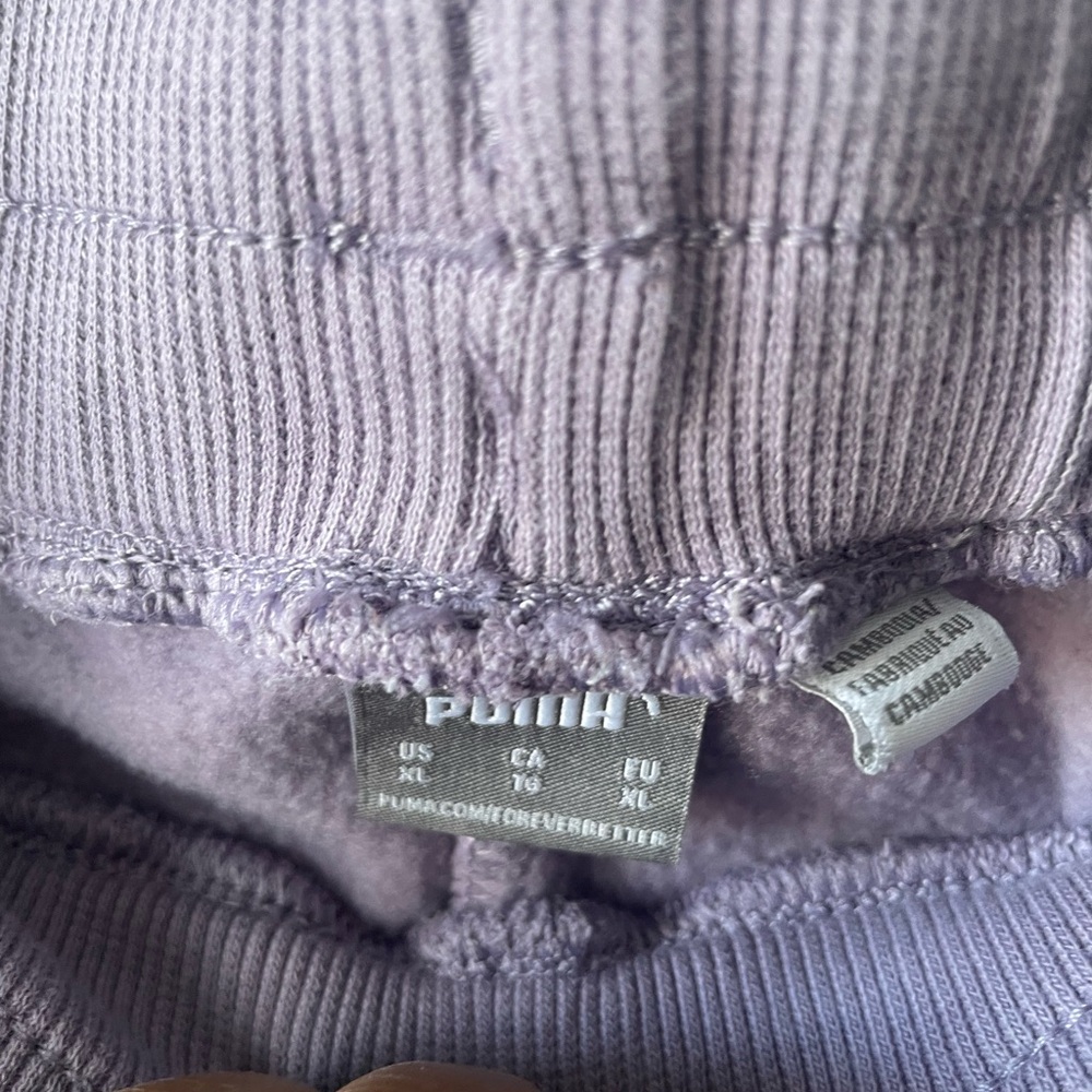 Puma womens Lavender Joggers - Picture 2 of 7